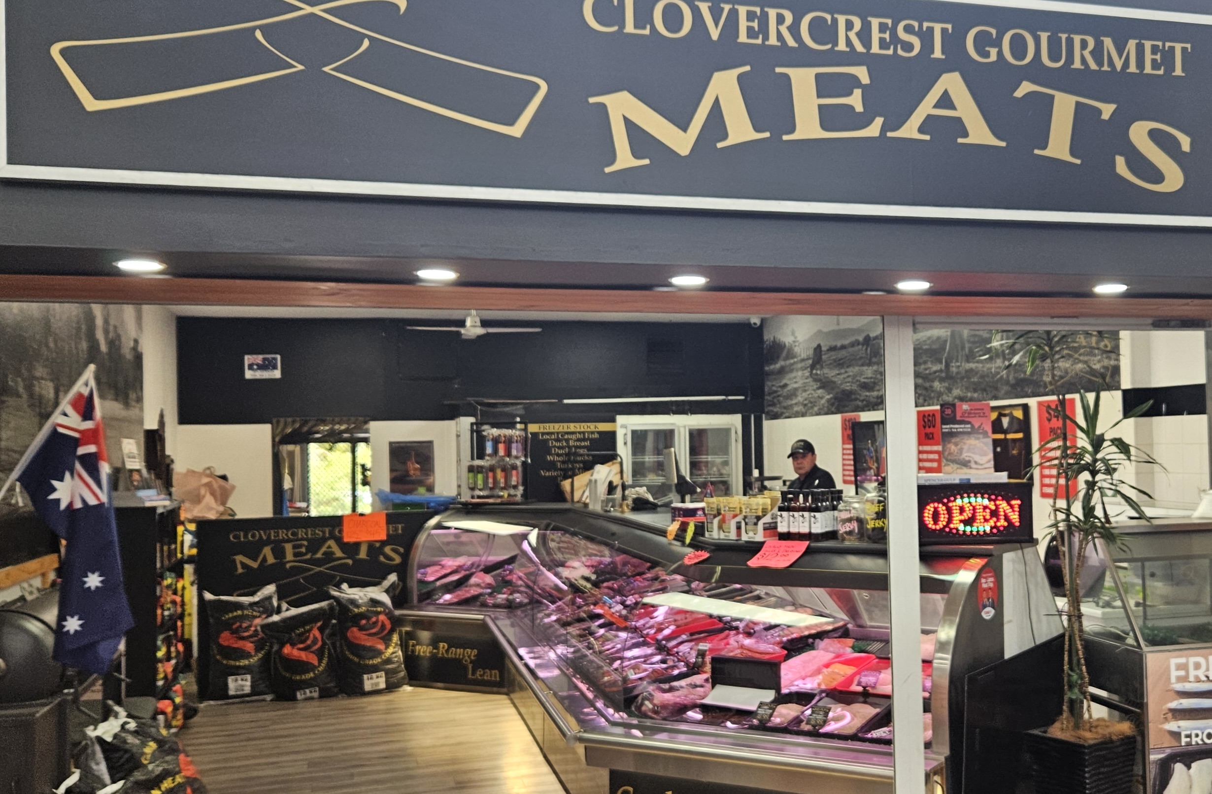 Clovercrest Gourmet Meats Traders Store Front